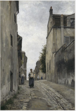 Rue Mont-Cenis, Montmartre, 1872, Stanislas Lépine