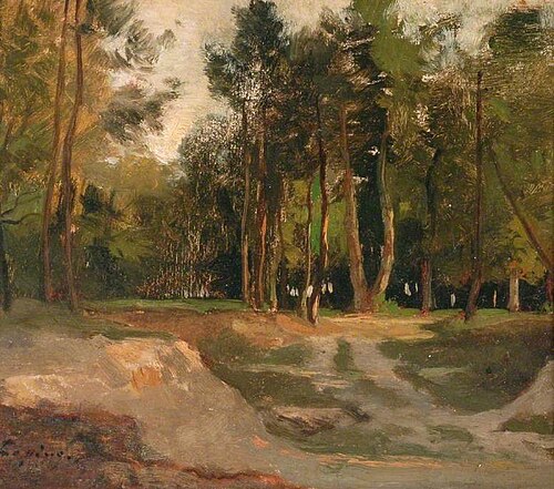 La forêt de Fontainebleau, France, , Stanislas Lépine