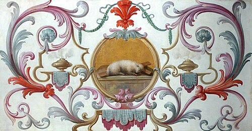 Decorative Scrolls with Paschal Lamb, , Jean Bérain the Elder