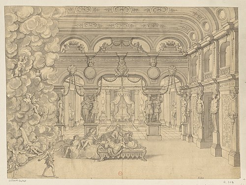 Songe dans Atys, 1690, Jean Bérain the Elder