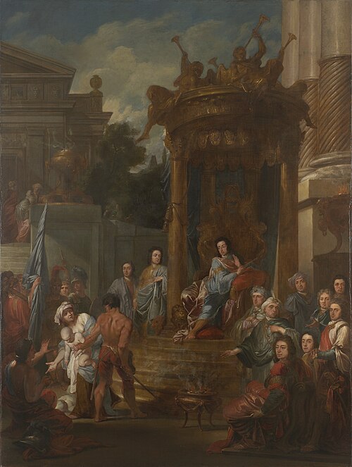 King William III (1650–1702) as Solomon, 1710, Jean van Orley