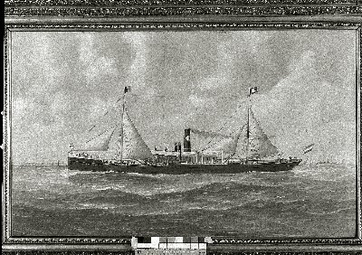 Het vrachtstoomschip 'Jan van Rijswijck' van de RSM, Stoomvaart Maatschappij Rotterdam., 1902, John-Henry Mohrmann
