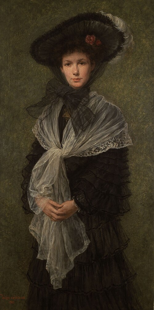 Portrait de madame Maton, 1905, Julien De Vriendt