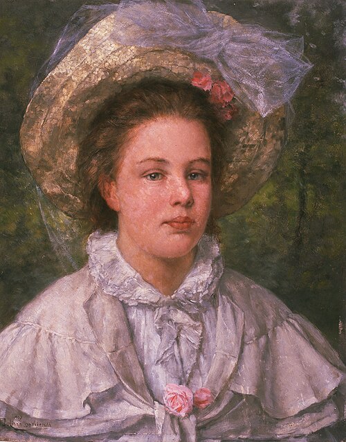 Portrait de Valentine Honlet, 1907, Julien De Vriendt