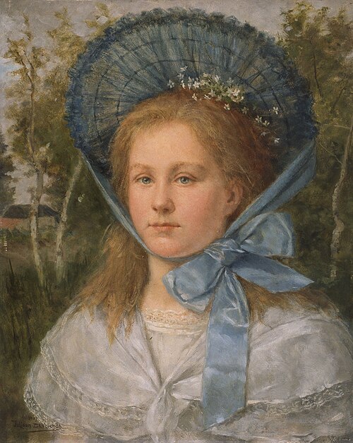 Portrait de Marguerite Honlet, 1907, Julien De Vriendt