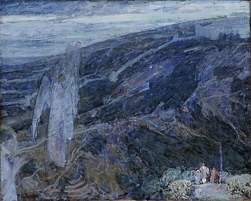 Les Anges apparaissant devant les bergers, 1910, Henry Ossawa Tanner