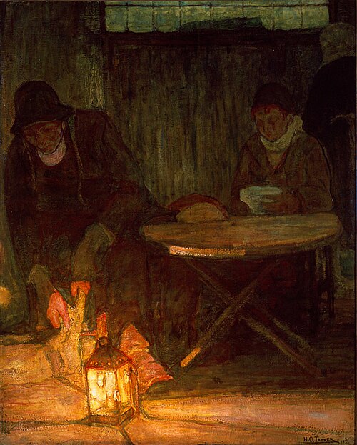 Etaples Fisher Folk, 1923, Henry Ossawa Tanner