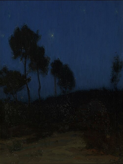 Sans titre (paysage nocturne), 1901, Henry Ossawa Tanner