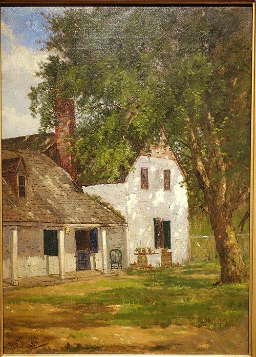 Wynkoop House, Old Haarlem, 1888, Henry Ossawa Tanner