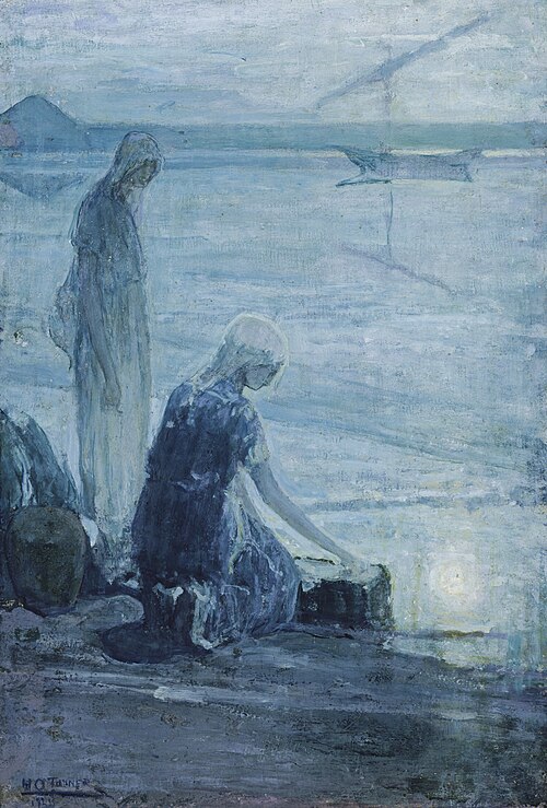 Moses in the Bullrushes, 1921, Henry Ossawa Tanner