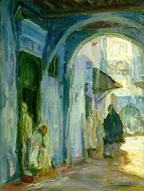 Street in Tangier, 1910, Henry Ossawa Tanner