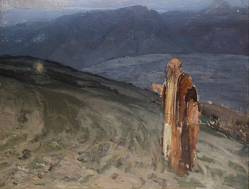 Study for Moses and the Burning Bush, 1902, Henry Ossawa Tanner