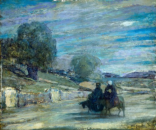 Flight into Egypt, 1921, Henry Ossawa Tanner