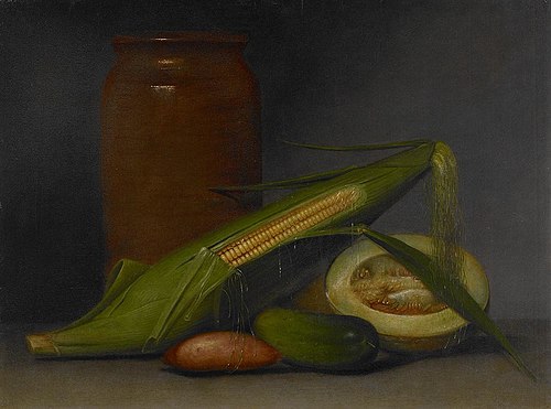 Corn and Cantaloupe, 1813, Raphaelle Peale