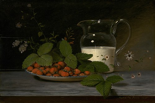 Strawberries and Cream, 1816, Raphaelle Peale
