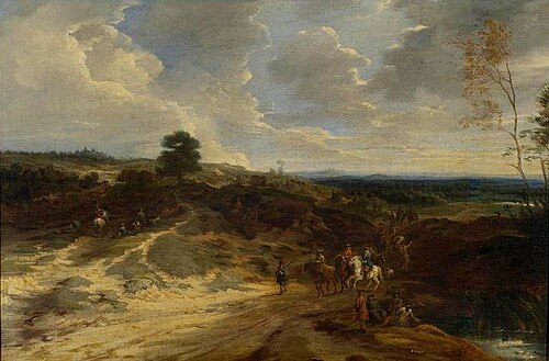 Paysage avec soldats, 1700, Lodewijk de Vadder