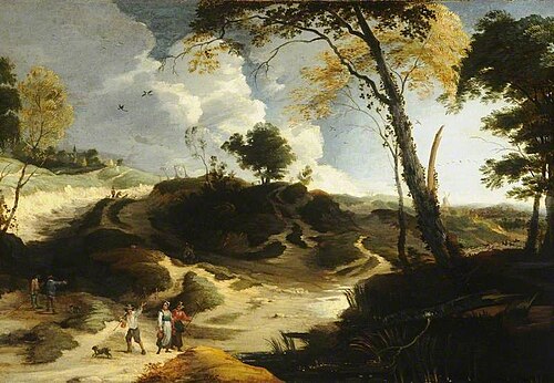 Landscape with Figures and Haymakers, 1650, Lodewijk de Vadder