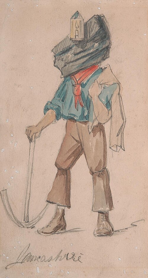 Caricature of the County Lancashire, , John Leech