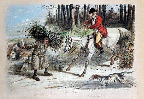 A Capital Finish, 1860, John Leech
