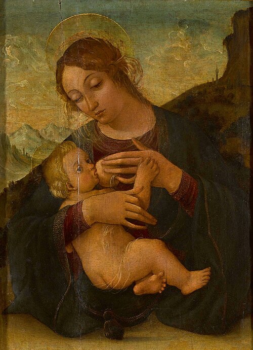 Madonna lactans, , Liberale da Verona