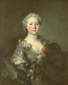 Portrait de Mademoiselle de Coislin, 1750, Louis Tocqué