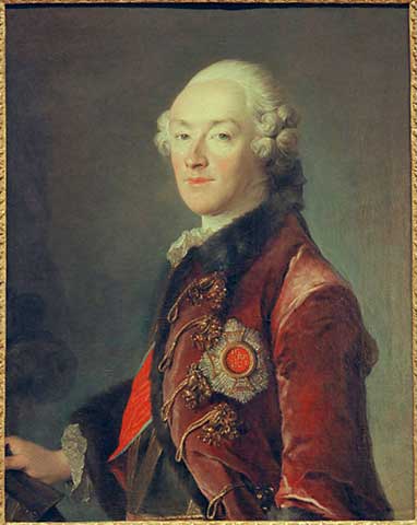 Porträt des Christian IV, Count Palatine of Zweibrücken (1722-1775), 1765, Louis Tocqué
