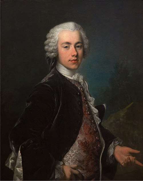 Portrait of Frederik Berregaard, 1745, Louis Tocqué
