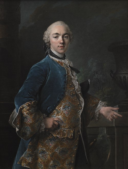 Portrait of Frederik Christian Krag (1726-1763), 1761, Louis Tocqué