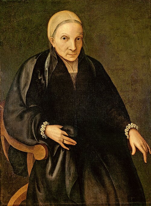 Portrait of an Old Woman, 1571, Europa Anguissola