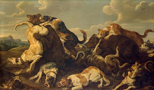 Bear Hunt, 1630, Jan Wildens