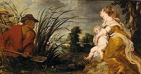 Latona und die lykischen Bauern und Rubens-Werkstatt, 1619, Jan Wildens