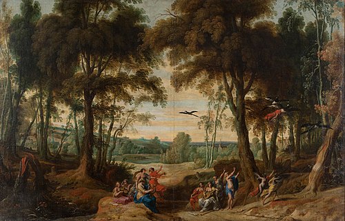 Transformation of Women into Magpies, 1635, Jan Wildens