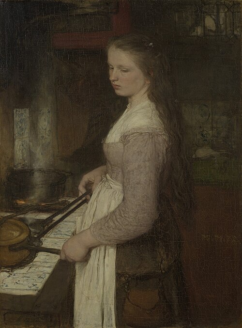 Kitchen princess, 1872, Matthijs Maris