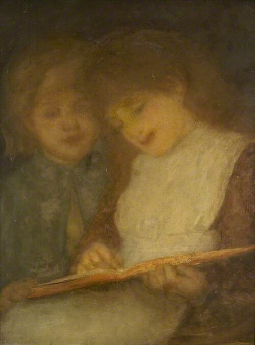 Girls Reading, 1885, Matthijs Maris