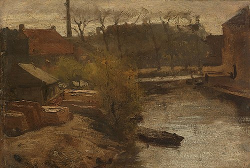 Noord-West-Buitensingel à La Haye, 1864, Matthijs Maris