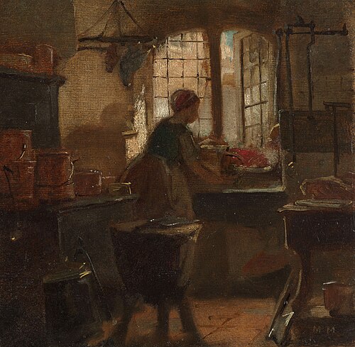 Kitchen, 1859, Matthijs Maris