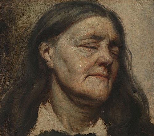Étude de vieille femme, 1855, Matthijs Maris