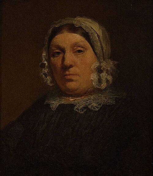Portrait of Johanna Martina Berendes-Schmidt, 1852, Matthijs Maris