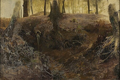 'De Oorsprong' (Woodland Scene at Oosterbeek), 1860, Matthijs Maris