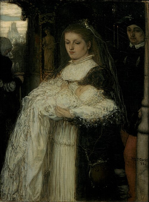 Christening Procession in Lausanne, 1873, Matthijs Maris