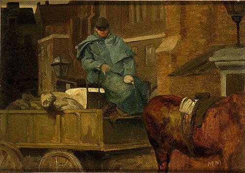 Der Fuhrmann, 1859, Matthijs Maris