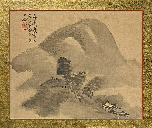 Mountain Landscape, 1815, Tani Bunchō