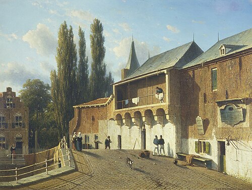 De Koppelpoort, Amersfoort, 1860, Jan Weissenbruch