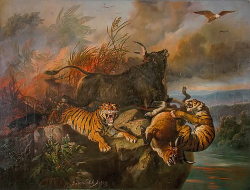 Forest fire, 1849, Raden Saleh