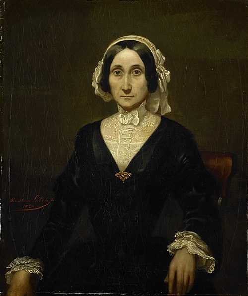 Portrait of Mrs. W.J.S. van Alphen, baroness of Reede van Oudtshoorn, 1854, Raden Saleh