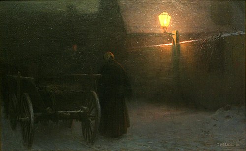 Snow, 1899, Jakub Schikaneder