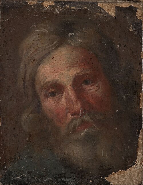 Study of an old man's head, , Szymon Czechowicz