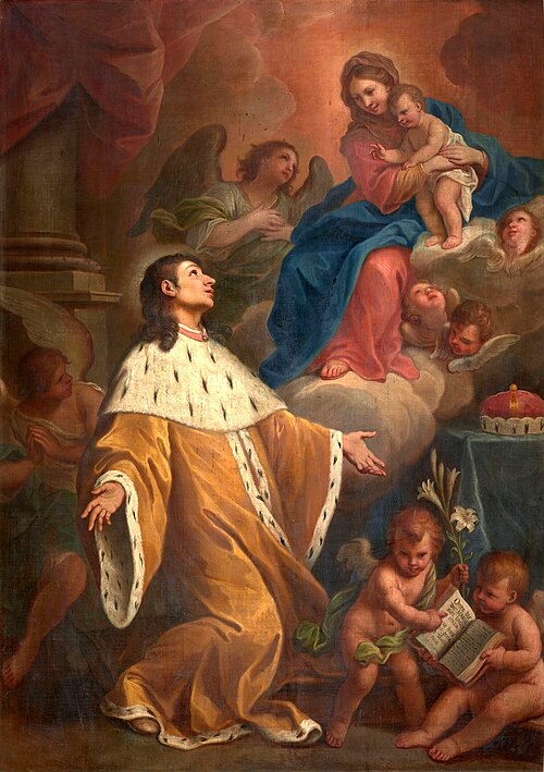 Wizja św. Kazimierza., 1741, Szymon Czechowicz