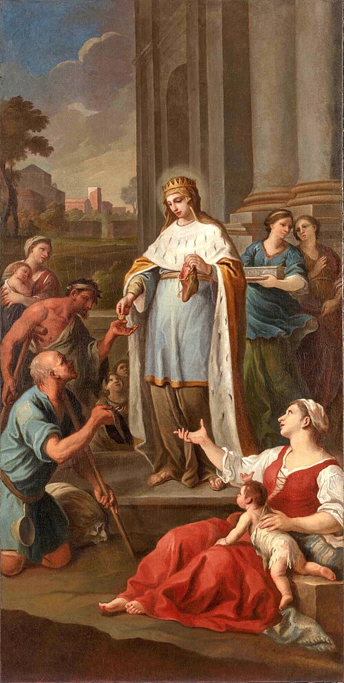Św. Elżbieta Portugalska., 1750, Szymon Czechowicz