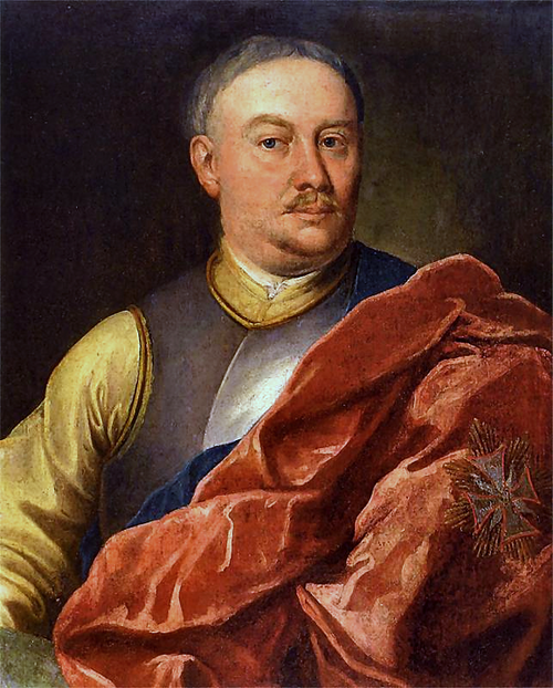 Portrait of Jakub Narzymski, voivode of Pomerania, 1738, Szymon Czechowicz
